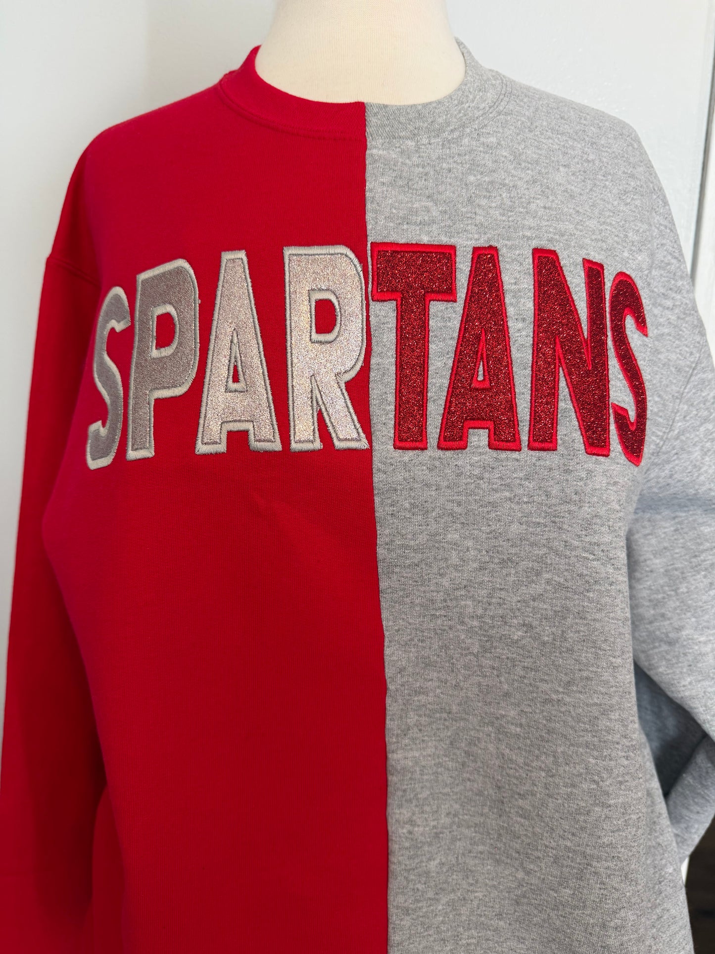 Two-Tone crewneck Spartans