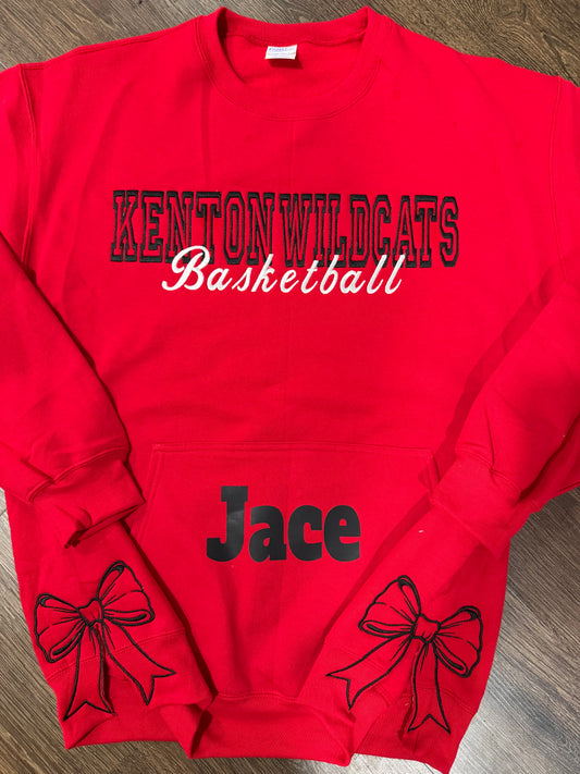 Kenton Wildcats with bows