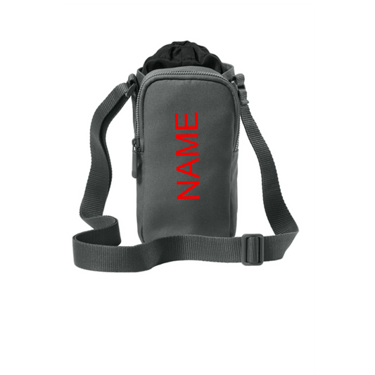 Port Authority water bottle and phone/storage crossbody