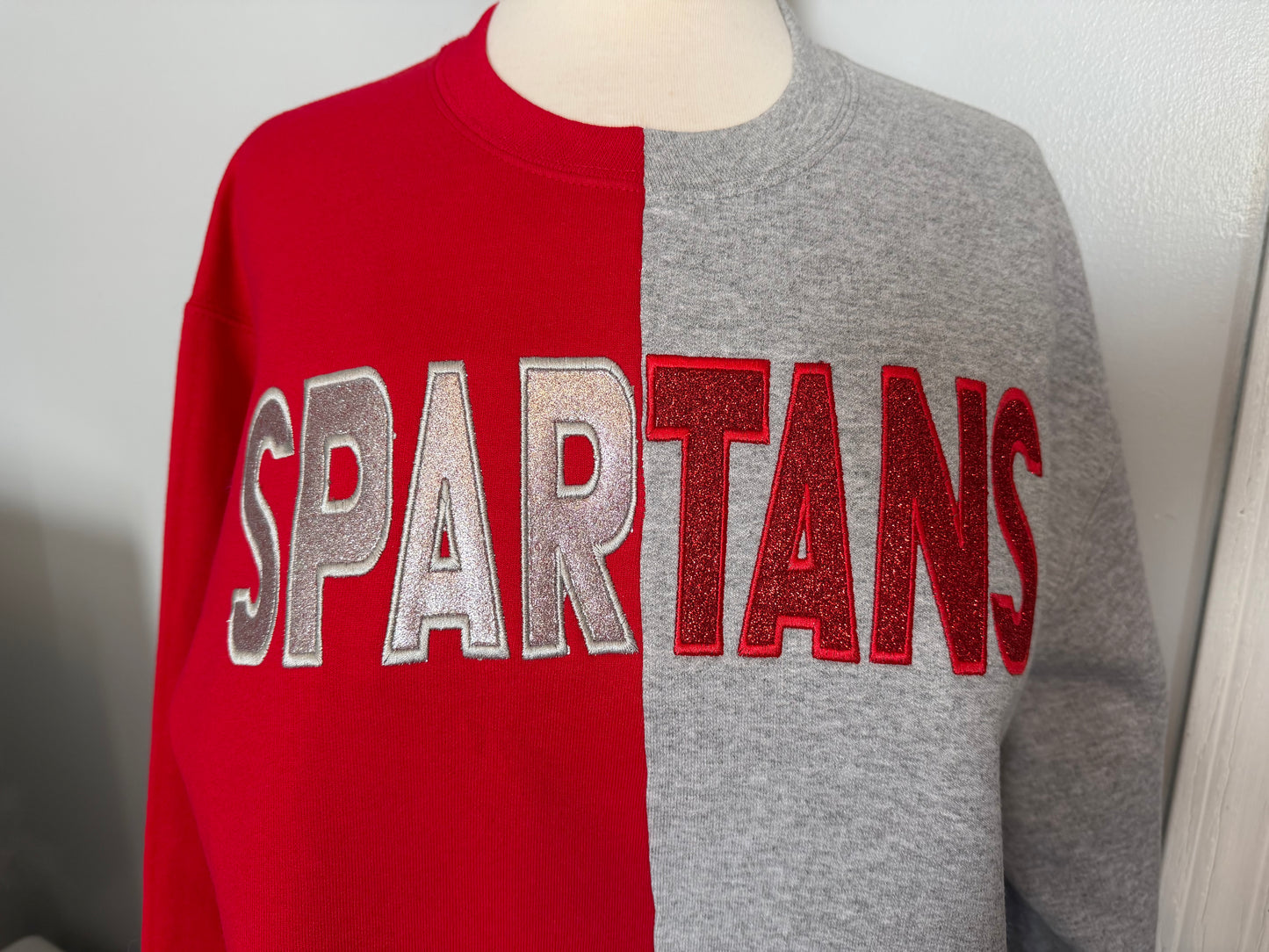 Two-Tone crewneck Spartans