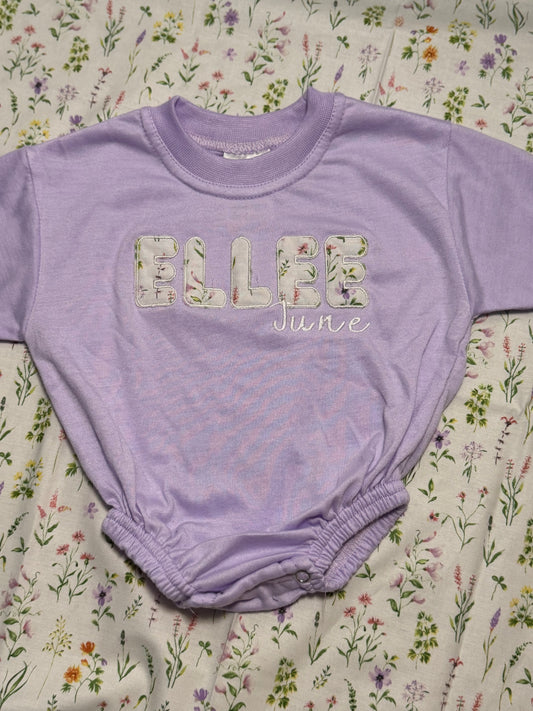 Bubble Romper personalized