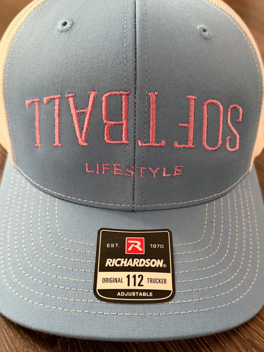 Softball Lifestyle Embroidered Hat