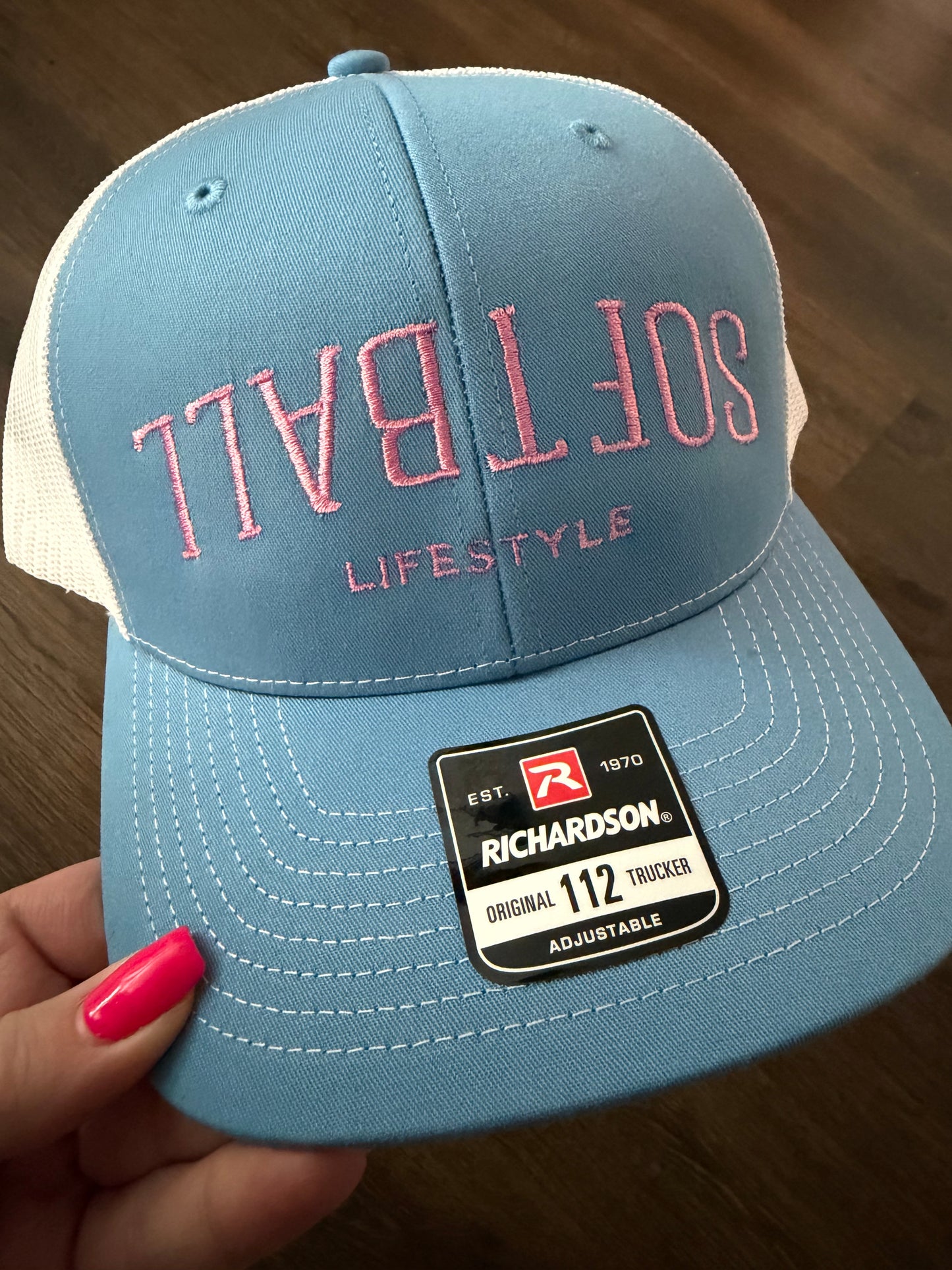 Softball Lifestyle Embroidered Hat