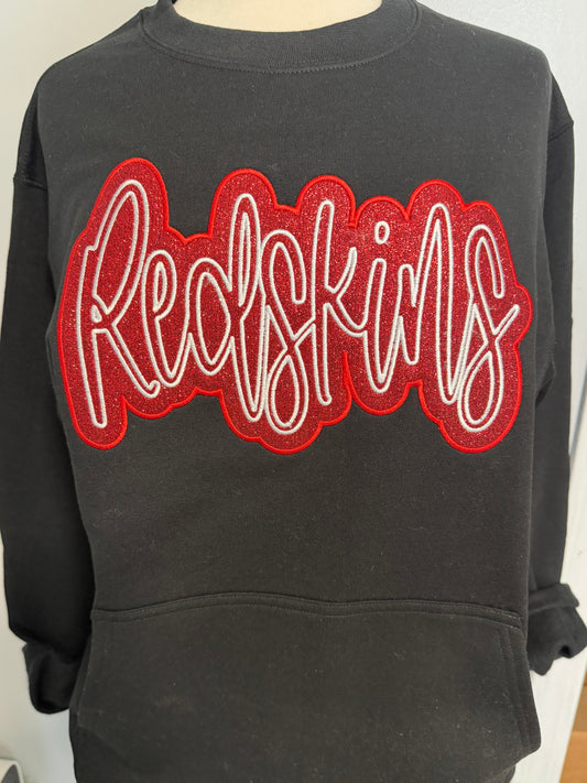 Redskins Glitter Embroidered