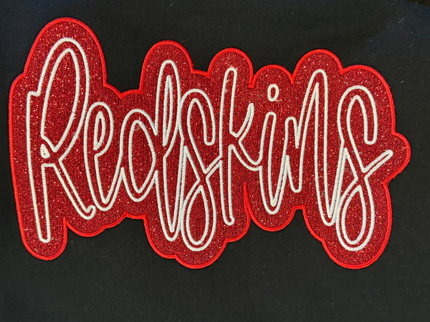 Redskins Glitter Embroidered