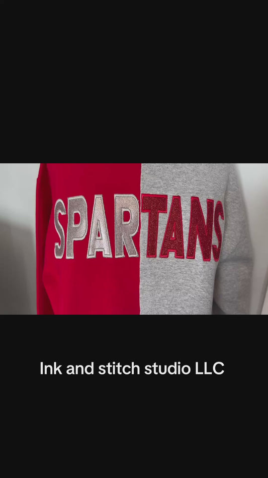 Two-Tone crewneck Spartans